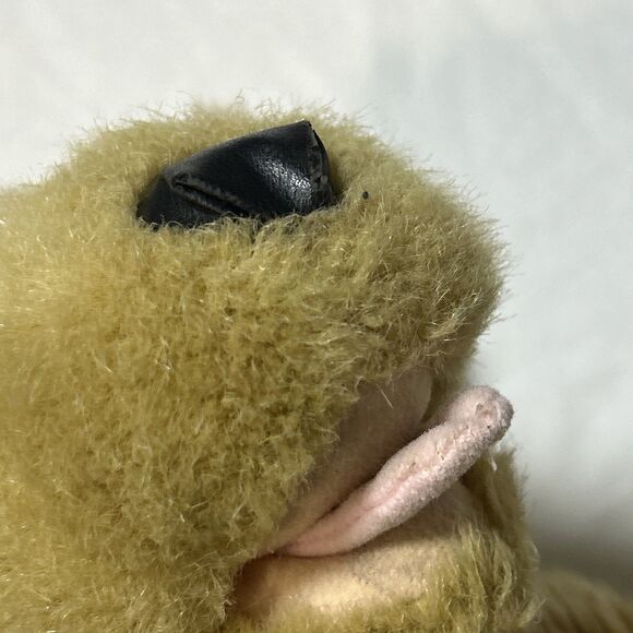 Build A Bear Golden Retriever Lab Tan Brown Dog With Tongue Out Clean Black Nose - Picture 6 of 11